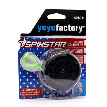 YoYoFactory YO-YO SPINSTRAR iesācējiem/ar iemaņām, melns (YO 442)