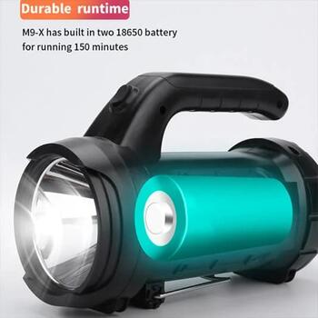 Superfire M9-X LED lukturis ar diviem akumulatoriem, 440LM, 150min (35143)