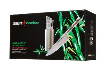 SAMURA 4 nažu un statīvu komplekts, Bamboo (SBA-05)