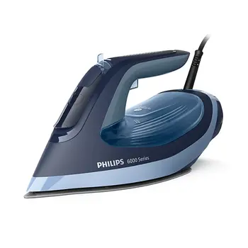 PHILIPS 6000  sērijas Tvaika gludeklis, gaiši zila/pelēka (DST6120/20)