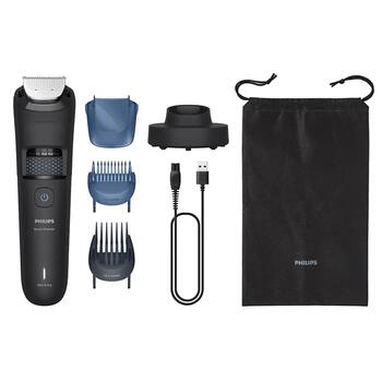 PHILIPS Series 5000 Bārdas trimmeris, lādējams, melns ar zilu (BT5780/15)