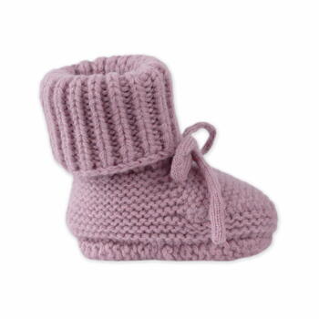 Lodger Slipper merino vilnas čībiņas, Mauve, 0-6m (SLM 330_0-6)