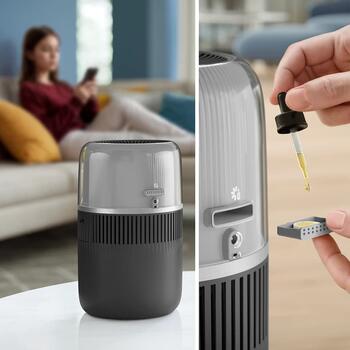 PHILIPS 5000 sērijas gaisa mitrinātājs, tumši pelēks (HU5710/03)