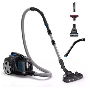 PHILIPS PowerPro Expert Bagless bezmaisa putekļsūcējs, (melns) (FC9747/09)