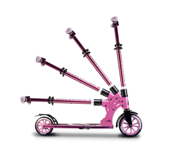 Six Degrees Aluminium Scooter skrejritenis 180/145 mm, rozā (AU 588)