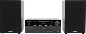 AIWA mikro mūzikas sistēma ar Bluetooth, melna (MSBTU-550)