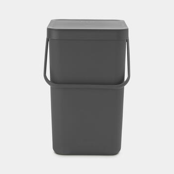 BRABANTIA atkritumu tvertne Sort & Go, 25 l, Grey (129940)