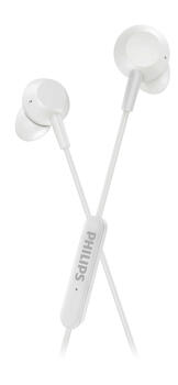 PHILIPS In-Ear austiņas ar mikrofonu, baltas (TAE5008WT/00)