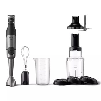 PHILIPS 5000 Series rokas blenderis, melns (HR2684/00)
