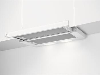Electrolux izvelkams tvaika nosūcējs, 60 cm, balts (LFP326FW)