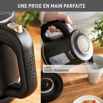 TEFAL tējkanna Includeo, 2400W, 1L, melna (KI533811)