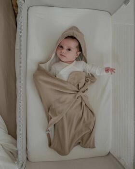 Lodger Wrapper Newborn Empire kokvilnas ietinamā sedziņa 2 in 1, Shell (WP 047)