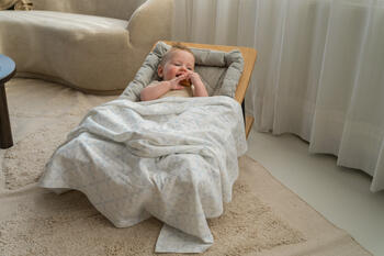 Lodger Swaddler Solid Matcha kokvilnas autiņš, Peppermint/Blue Fogg, 110x110 cm, 2gab. (SW 1110)
