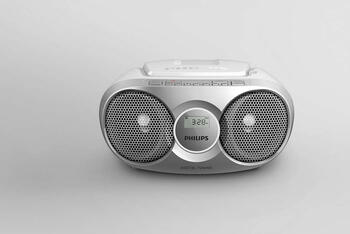PHILIPS CD magnetola (sudraba) (AZ215S/12)