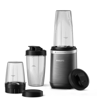 PHILIPS 5000 Series blenderis, 1000W, melns (kompl. 3 krūzes) (HR2767/00)