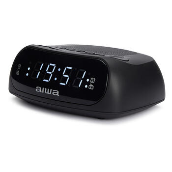AIWA radio pulkstenis, melns (CR-09J)