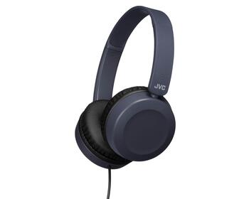 JVC austiņas ar vadu un mikrofonu, zilas (HA-S31M-A-E)