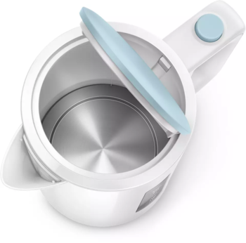 PHILIPS tējkanna 1.7 l, balts/zils (HD9318/70)