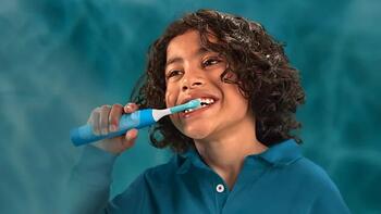 Sonicare zobu birste bērniem ar bluetooth, zila (HX6600/12)