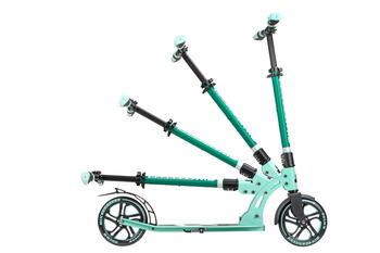 Six Degrees Scooter skrejritenis 205 mm, mint (AU 612)