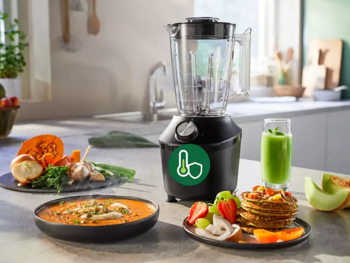PHILIPS blenderis, 2 l, 600 W, melns (HR2291/01)