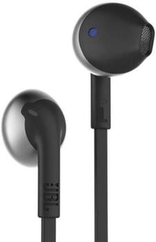 JBL Earbuds austiņas, melnas (JBLT205BLK)