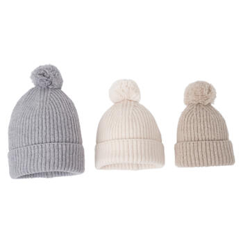 Lodger Hatter Folklore merino vilnas cepure, Beige, 6-12m (HTM 630_6-12)