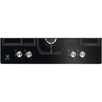 Electrolux stikla gāzes plīts virsma, iebūv., 60cm (KGG6456K)