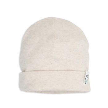 Lodger Beanie Melange bērnu cepurīte, Birch, 0-6 mēn. (BEM 093_0-6)