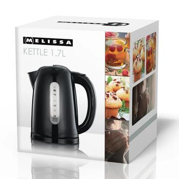 Melissa tējkanna, 1.7L, 2025W, melna (16130301)