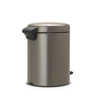BRABANTIA atkritumu tvertne ar pedāli NewIcon, 5 l, Platinum (112683)