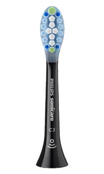 Sonicare C3 Premium Plaque Defence zobu birstes uzgalis (2gab) melns (HX9042/88)
