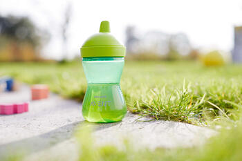 Philips Avent My Grippy mācību krūzīte ar cietu snīpi 300ml, 18M+, zaļa (SCF804/03)