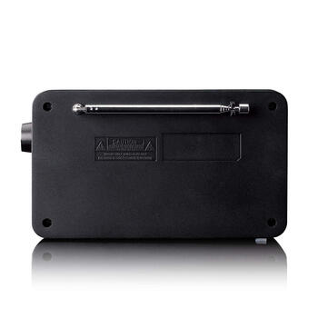 Lenco Pārnēsājams DAB+/FM radio ar Bluetooth® un uzlādējamu akumulatoru - melns (PDR-033BK)