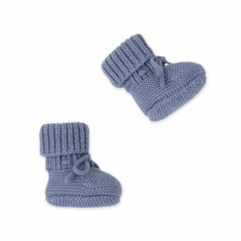 Lodger Slipper merino vilnas čībiņas, Storm, 0-6m (SLM 329_0-6)