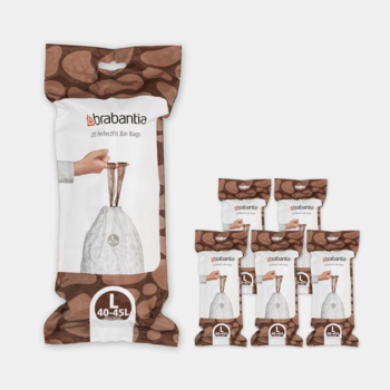BRABANTIA atkritumu tvertņu maisiņi, 40-45 l, (L) (20 gab) (138607)