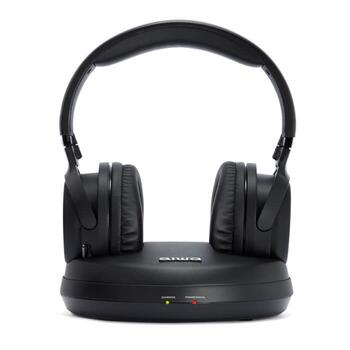 AIWA On-Ear bezvadu austiņas, melnas (WHF-930D)