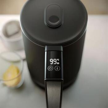 PHILIPS Double Walled Kettle 7000. sērijas tējkanna, 1.7L, melna (HD9396/90)