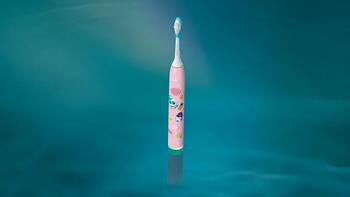 Sonicare zobu birste bērniem ar bluetooth, rozā (HX6600/11)