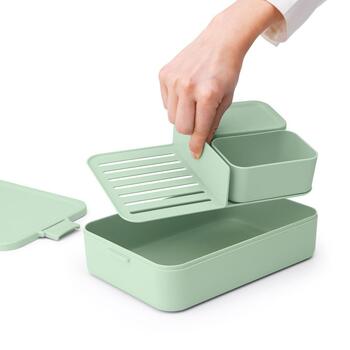BRABANTIA Make & Take pusdienu kārba, bento, jade green (203527)