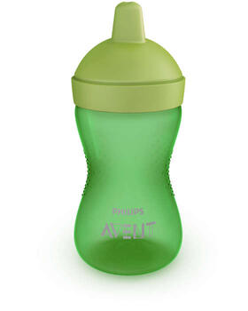 Philips Avent My Grippy mācību krūzīte ar cietu snīpi 300ml, 18M+, zaļa (SCF804/03)