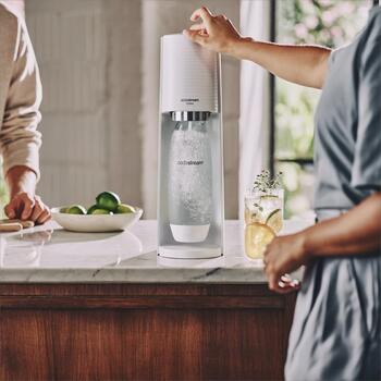SodaStream gāzēto dzērienu pagatavošanas ierīce Terra, balts (1012811770)