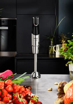 TEFAL rokas blenderis Infinity Force Pro 5in1, melns/nerūsējošais tērauda (HB95LD38)