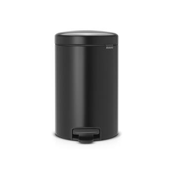 BRABANTIA atkritumu tvertne ar pedāli NewIcon, 12 l, Matt Black (113741)