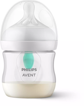 Philips Avent Natural Response pretkoliku pudelīte ar AirFree vārstu 125 ml, jaundzimušā knupītis, 0m+ (SCY670/01)