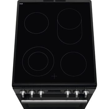 Electrolux elektriskā plīts ar elektrisko cepeškrāsni, melna (LKR564275K)