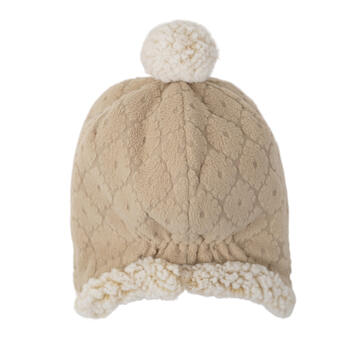 Lodger Hatter Folklore Fleece cepure, Beige, 12-24m (HT 630_12-24)