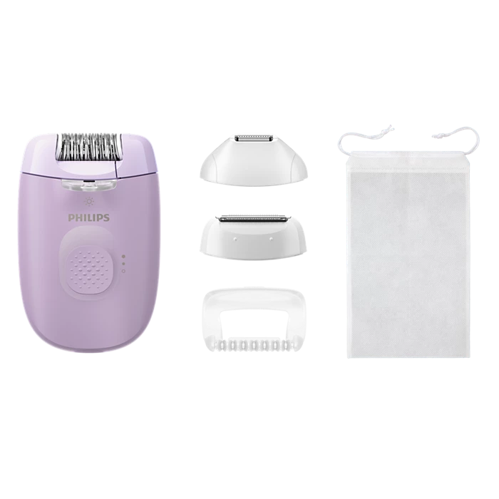 PHILIPS 4000. sērijas epilators ar vadu, violets (BRE257/00)
