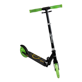 MUUWMI Aluminium Scooter Glow skrejritenis 200 mm, zaļš (AU 621)