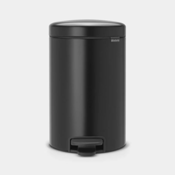 BRABANTIA atkritumu tvertne ar pedāli NewIcon, 12 l, Matt Black (113741)